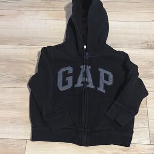 EUC GAP Size 4 Fleece Lined Zip Up Hoodie